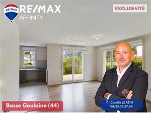 t4 à la vente -   44115  BASSE GOULAINE, surface 76 m2 vente t4 - UBI437612330